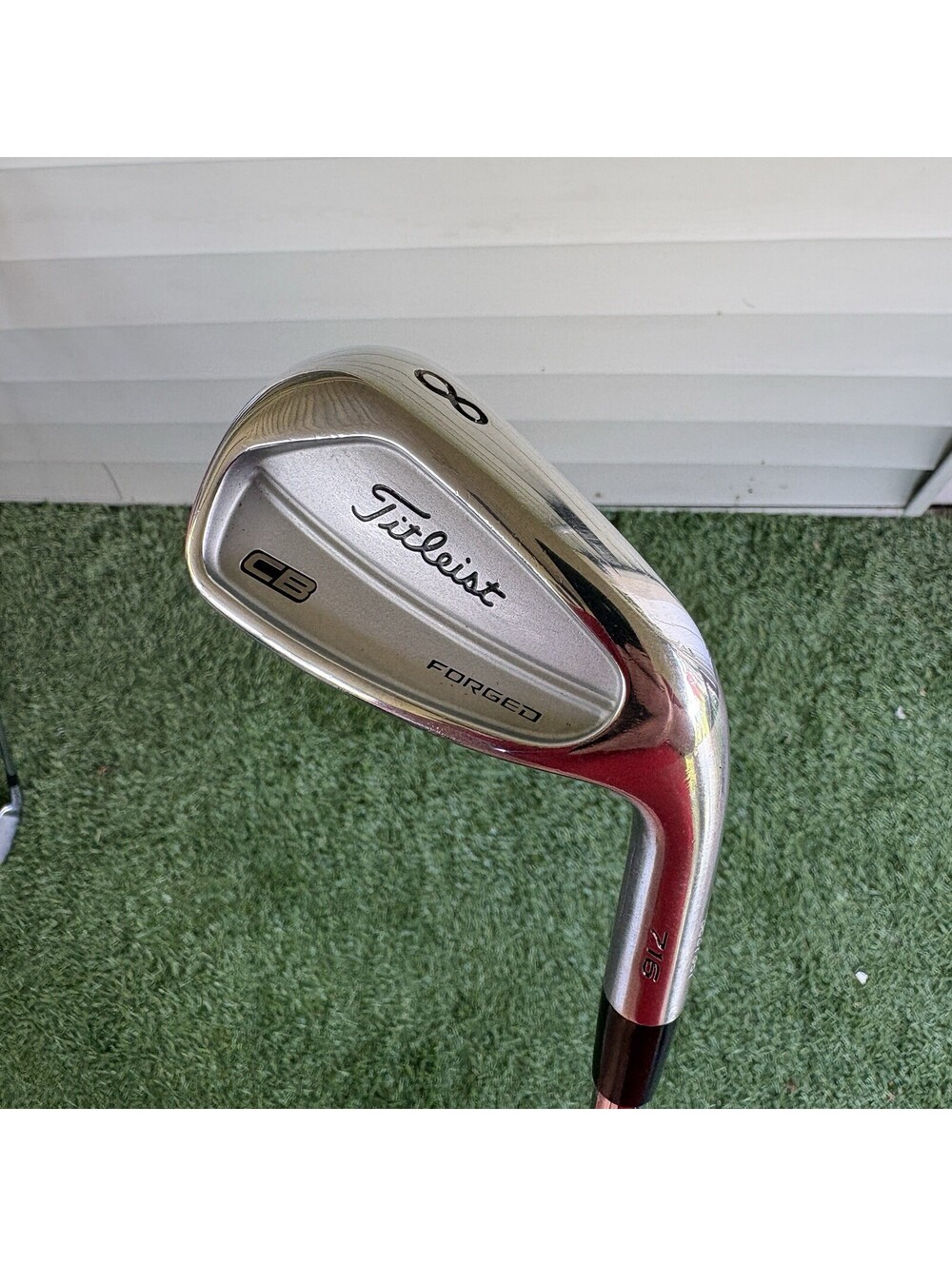 TITLEIST CB 712 8 IRON STEEL S300 (STIFF) STANDARD